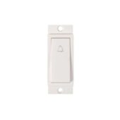 Wipro North West 6A 2 Module Bell Push Switch White